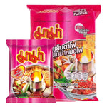 Pack of ten MAMA Mama Instant Noodles Yentafo Tom Yum Mohfai flavor, 60g each, with colorful noodle packaging.