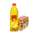 Plaramaerien Garlic Pickled Juice Bottle, 700ml, in clear container, showcasing garlic-infused liquid for culinary use.