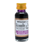 Winner Food Color 102 Orchid Violet, vibrant liquid food dye in a small bottle, ideal for baking and decorating treats.