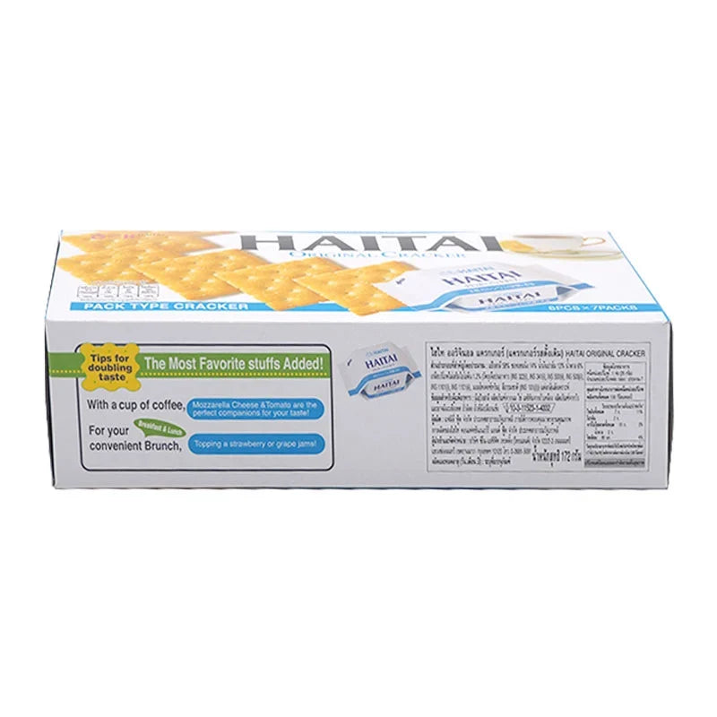 Haitai Cracker 172g box of crispy snack crackers in colorful packaging, perfect for dry grocery or snack indulgence