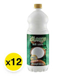 Ampawa coconut milk in a 1L PET bottle, 12-pack, ideal for cooking and baking in dry grocery shopping.