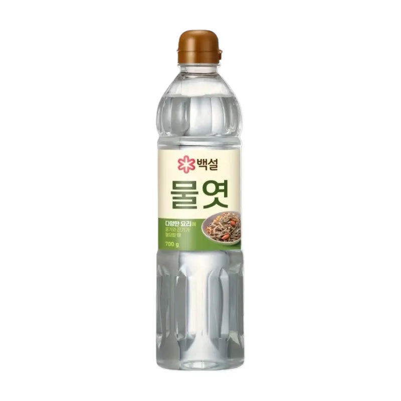 Beksul Starch Syrup 700g bottle, a clear, viscous liquid used in cooking and baking, shown in a plastic bottle.