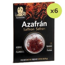 Carmencita Azafran Saffron Safran 0.375g – 6 Packs