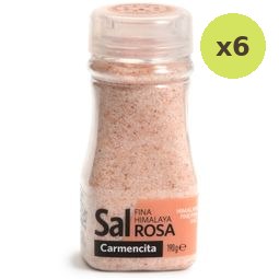 Carmencita Sal Fina Himalaya Rosa 190g – 6 Packs