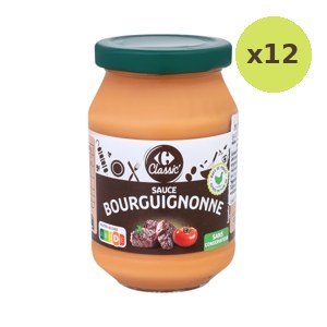 Carrefour Classic Sauce Bourguignonne 250 g – 12 Packs
