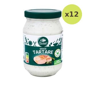 Carrefour Classic Sauce Tartare 245 g – 12 Packs