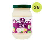 Carrefour Sauce Aioli Condimentaire 245 g – 6 Packs