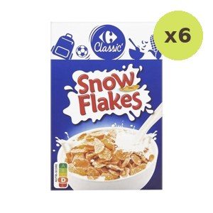 Carrefour Snow Flakes 375 g – 6 Packs