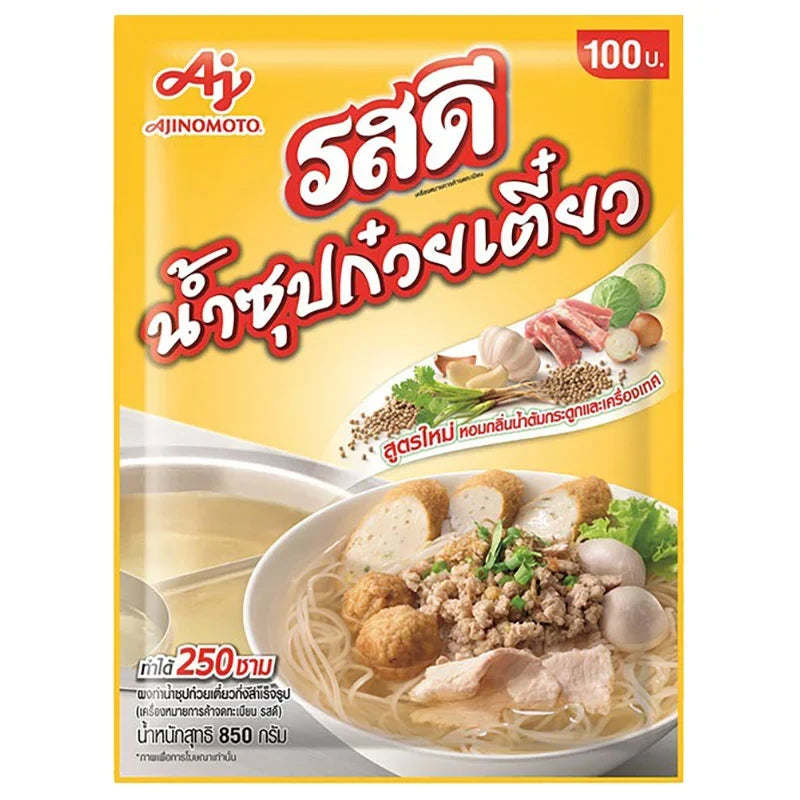Rosdee Noodle Soup 850g dry grocery package, featuring a clear image of the packaged noodle soup product with branding and product details.