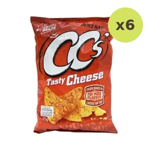 Cc S Tasty Cheese Crispy Corn 175 g – 6 Packs