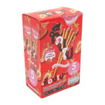 Toppo Pretzel Sticks with Strawberry Cream Filling, 11g each, from TOPPO, a snack and confectionery item in dry grocery.