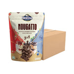 Nezline Nougatto Nougat Crisp snack with crunchy nougat pieces and a smooth confectionery texture in a colorful wrapper.