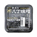 Maruya Hatcho Mutenka Miso additive-free, non-GMO dry grocery product with traditional Japanese miso paste packaging.