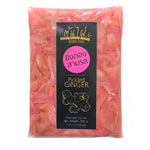 Bamboo Brand Pink Pickled Ginger in a 700g package, dry grocery product with sliced pink pickled ginger visible in the image.