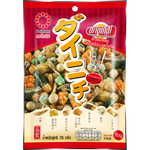 Dainichi Rice Snacks Original, crunchy confectionery snacks made from rice, shown in a close-up image.