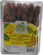 Seedless Tamarind House Snack with savory tamarind plum flavor, popular confectionery treat in a colorful package