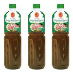 J-LEK BBQ grilling sauce bottles, 1000g, dry grocery product, showcasing the sauce bottles with labels ready for grilling.