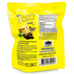 Voiz Waffle with chocolate-flavored cream and rice crispy bits, confectionery snack with crispy and creamy textures.