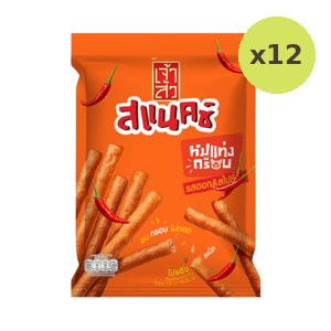 Chao Sua Crispy Pork Stick Hot Spicy Flavor 110 g – 12 Packs