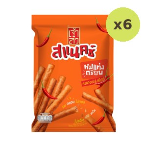 Chao Sua Crispy Pork Stick Hot Spicy Flavor 110 g – 6 Packs