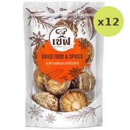 Chef Selection Large Dried Shiitake Mushrooms 70g – 12 Packs