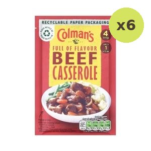 Colman S Beef Casserole 40 g – 6 Packs