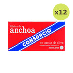 Consorsio Anchovies In Olive Oil 45 g – 12 Packs