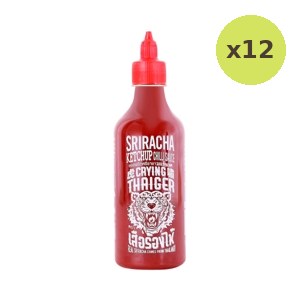 Crying Thaiger Sriracha Ketchup Chili Sauce 528 g – 12 Packs