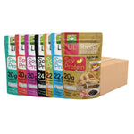 Lilsheep family snack set featuring high-protein, iron, calcium, and dietary fiber confectionery treats in colorful packaging.