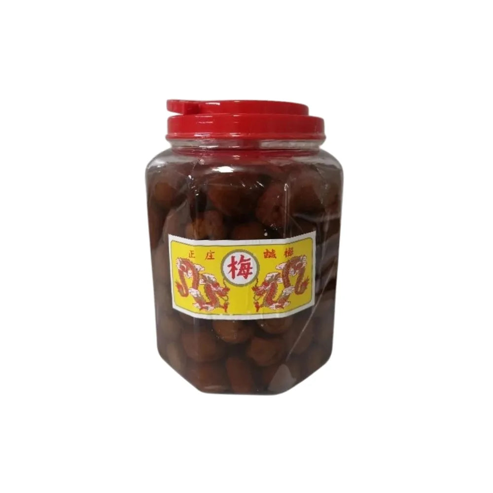 B-Smile Jumbo Plum A1 jar with unpeeled dried plums in a 2.5kg container, suitable for dry grocery use.