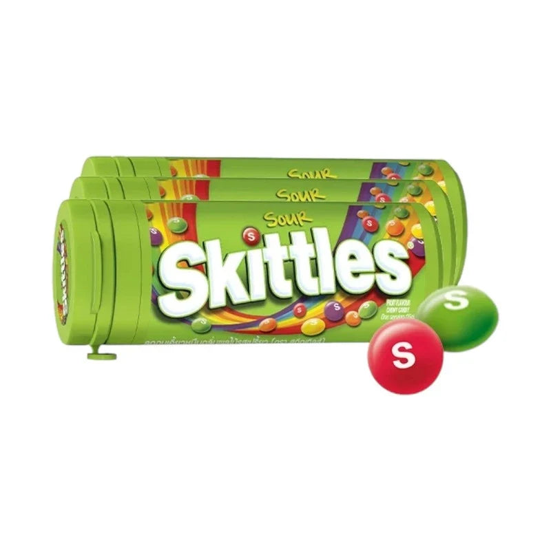 Skittles Chewy Candy Citrus Fruit flavor in a 30g pack, featuring colorful, chewy fruit-flavored candies from Skittles.