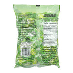 Halls Fresh Lime Candy in a clear wrapper, showcasing vibrant green color and citrus flavor, ideal for snack and confectionery lovers.