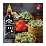 Suree Hoisin Sauce Thick 560g bottle, a rich and flavorful dry grocery condiment with a glossy dark appearance.