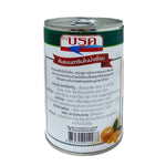 Canned Brook Mandarin Orange in syrup 425g in a metal can with label, ready for use in desserts or snacks