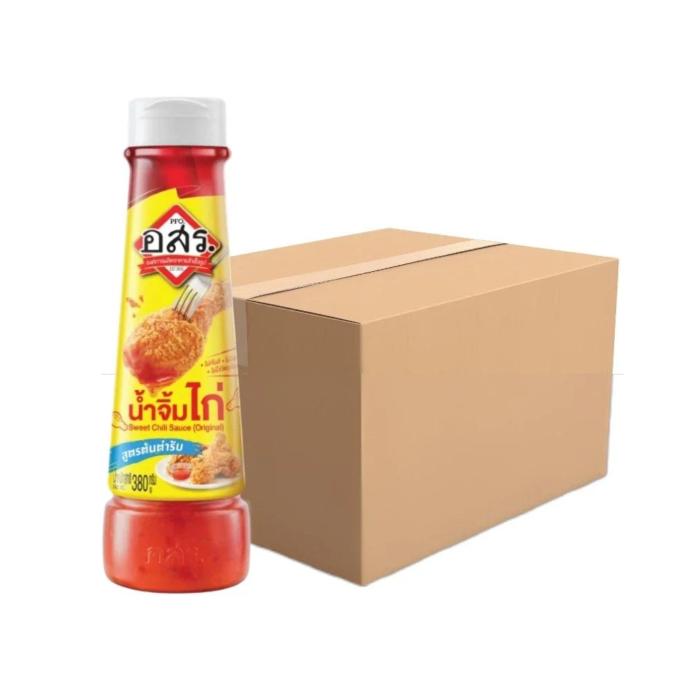 Aor Sor Ror Original Recipe Sweet Chili Sauce bottle for dry grocery, with label showing the product name and brand.