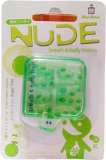 Jintan Nude Melon Flavor Sugar-Free Candy, healthy confectionery snack with vibrant melon flavor, served in colorful packaging.