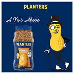 PLANTERS dry honey roasted peanuts with sea salt in 453g package, showing coated peanuts with salt and honey flavor.