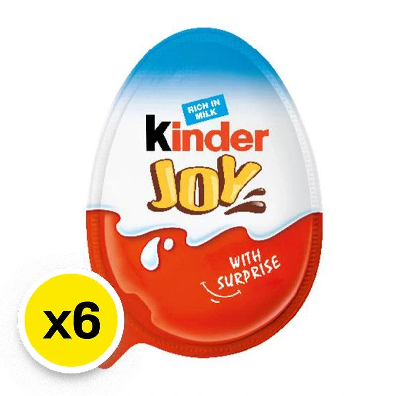 Kinder JOY 20g chocolate snack from the dry grocery and confectionery category, featuring the iconic Kinder Joy brand.