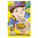 Spicy Taro Roll Fish Snack by Taro, a colorful confectionery snack with a crispy, rolled fish flavor.