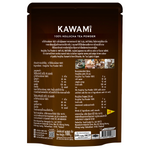 Kawami Houjicha tea powder in a bowl, showcasing its rich brown color and fine texture for brewing traditional Japanese tea.