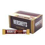 HERSHEY'S creamy milk chocolate 15g bars, 24-pack, dry grocery product with individually wrapped chocolate pieces in a box