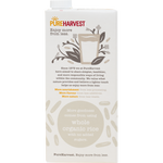 Pureharvest Original Rice Milk bottle, natural and healthy rice milk beverage in a clear container, suitable for dairy-free diets.