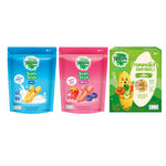 Dozo Best Bite Vegetable snack in 50g package, showing colorful vegetable-shaped confectionery pieces in a clear bag.