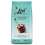 Bag of Lin Caster Sugar from Lin Bakery, a grocery item ideal for baking and cooking.