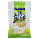 McGarrett Shrimp Flavored Instant Oats Porridge in a bowl, ready to enjoy, showcasing the shrimp flavor and creamy texture.