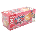 Fershay Cake Roll Strawberry flavor, 20g snack pack, dry grocery confectionery, colorful packaging with cake roll and strawberries.