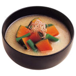 Marusan-ai Sanchan Dashi Iri Miso made with soybeans, dry grocery product, packaged in a sealed bag.