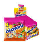 Mentos Mini Bag Fruit Candy 18.9g, colorful chewy fruit-flavored confections in a snack-sized package.
