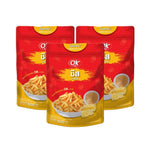 OK Shake Powder Cheese Flavor 500g in a jar, showing the dry cheese-flavored powder for cooking and seasoning.