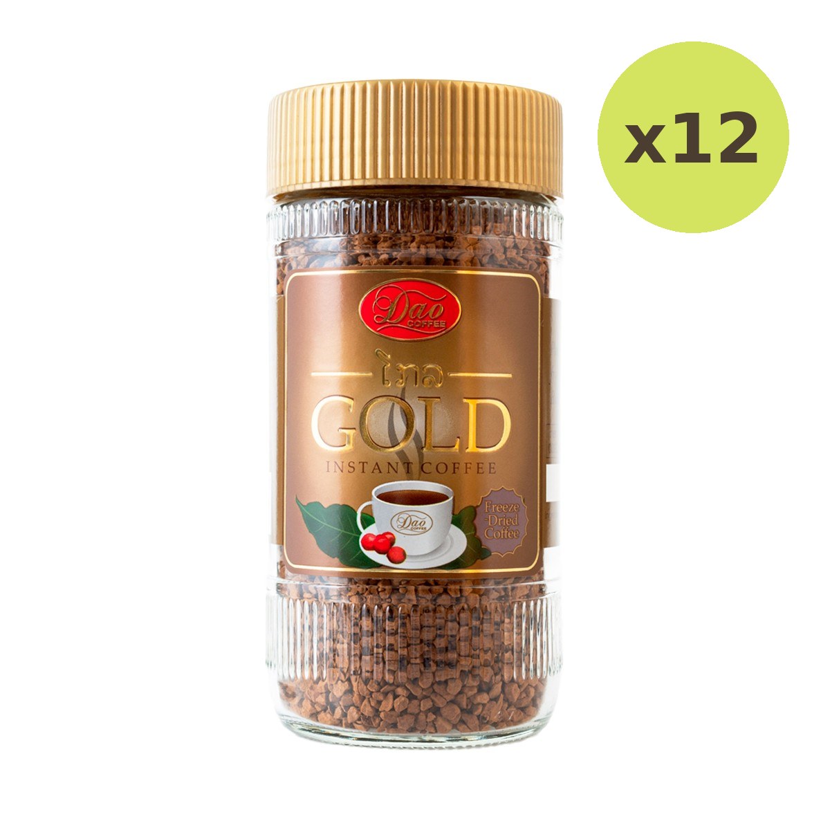 Dao Coffee Instant Arabica Coffee 100 g – 12 Packs